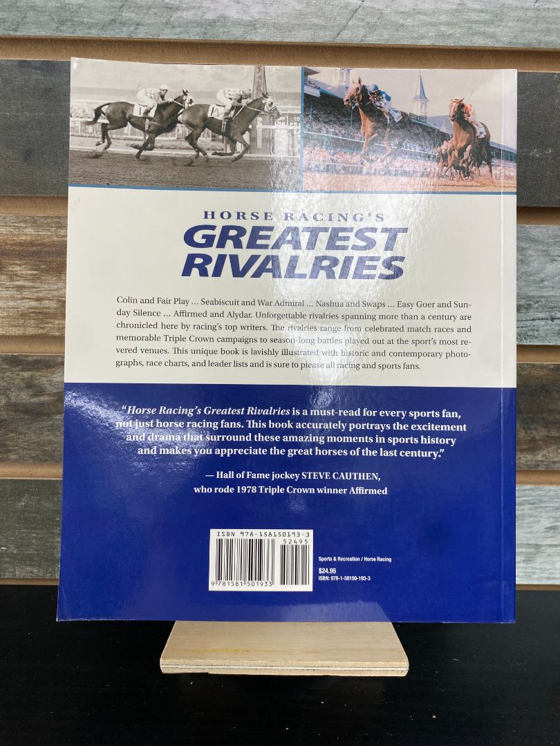 USED Blood-Horse Publications Book Horse Racing's Greatest Rivalries