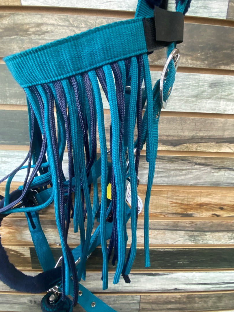 USED NWT, HKM Fringe Halter w/Lead Rope