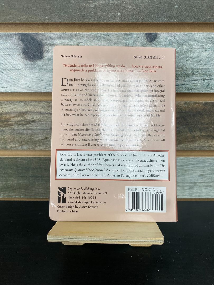 USED Don Burt "The Horseman's Guide to the Meaning of Life"