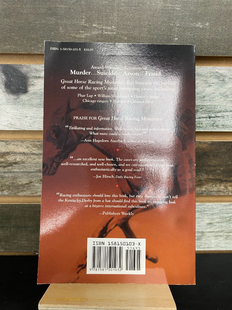 USED John McEvoy Great Horse Racing Mysteries