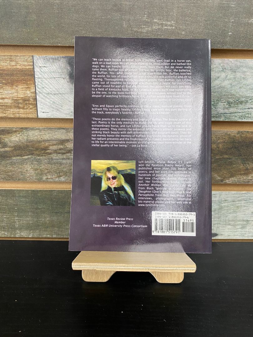 USED "The Licorice Daughter: My Year with Ruffian" by Lyn Lifshin