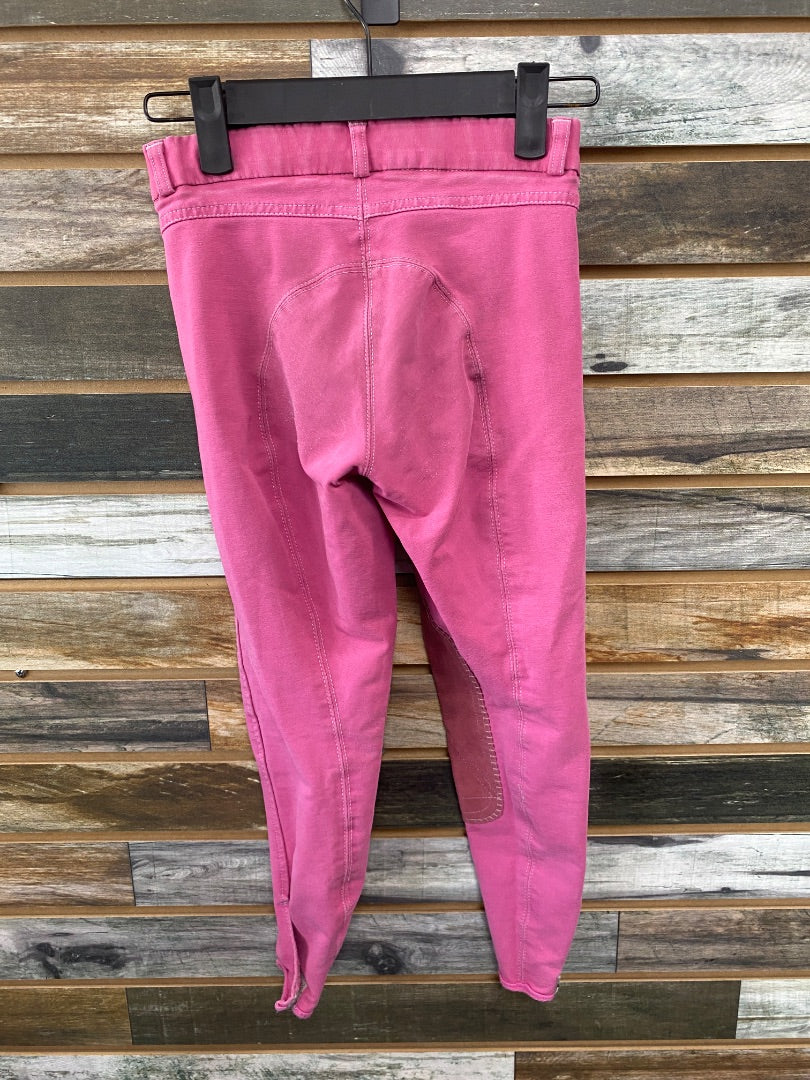 USED Pink Gutos Kids Knee Patch Breeches | 8