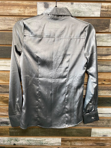 USED MOJO Western Show Top Medium Silver