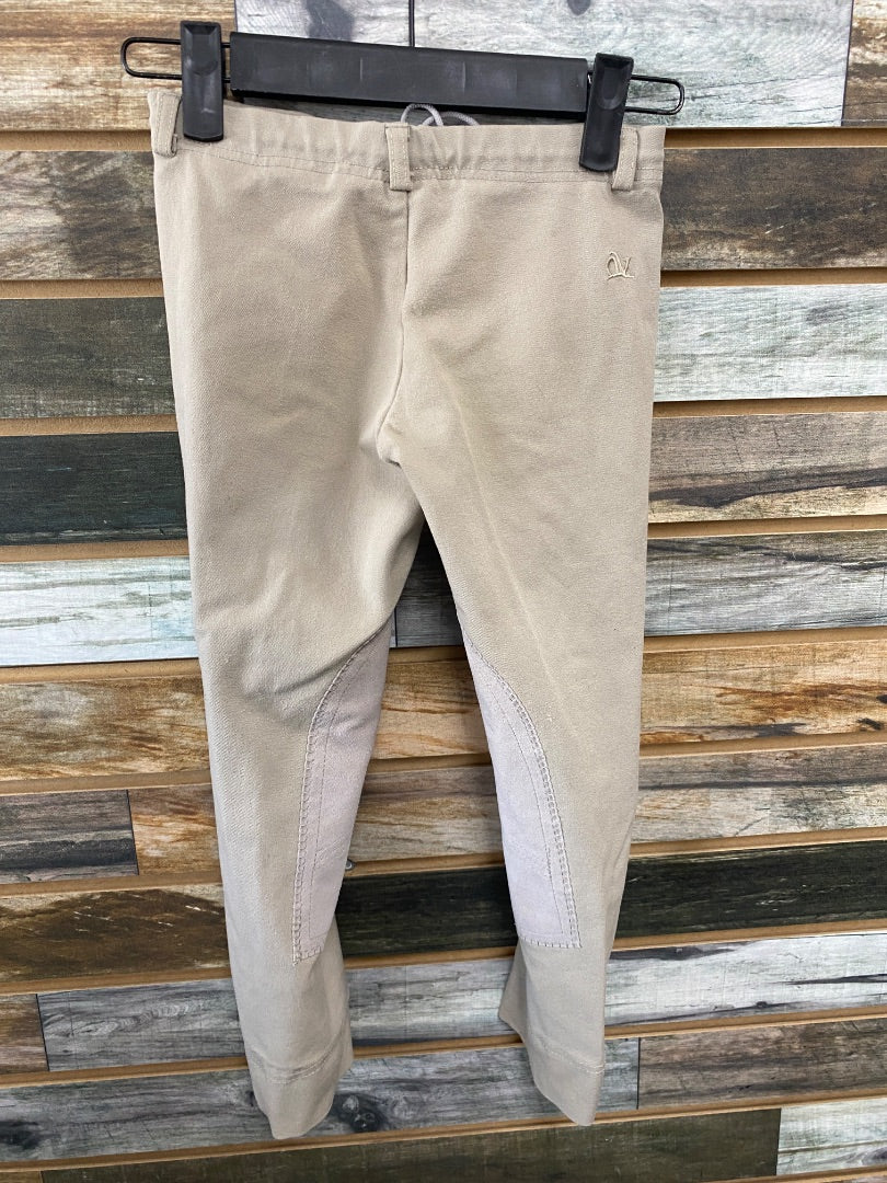 USED Warm Grey Ovation Kids Breeches | 4