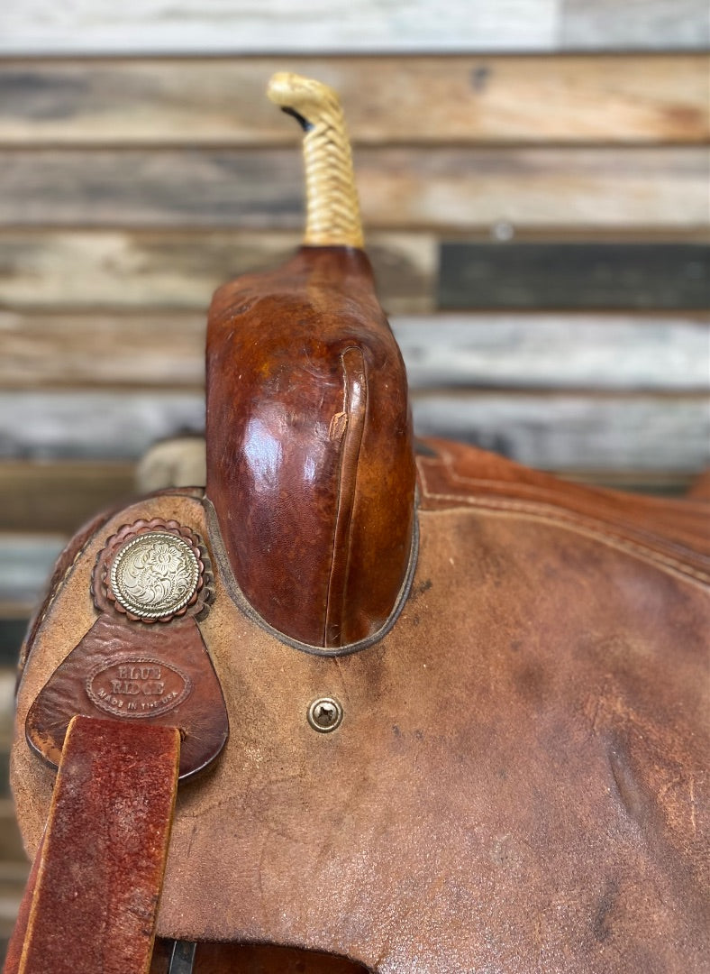 USED Blue Ridge Western Saddle 16.5" MD/O