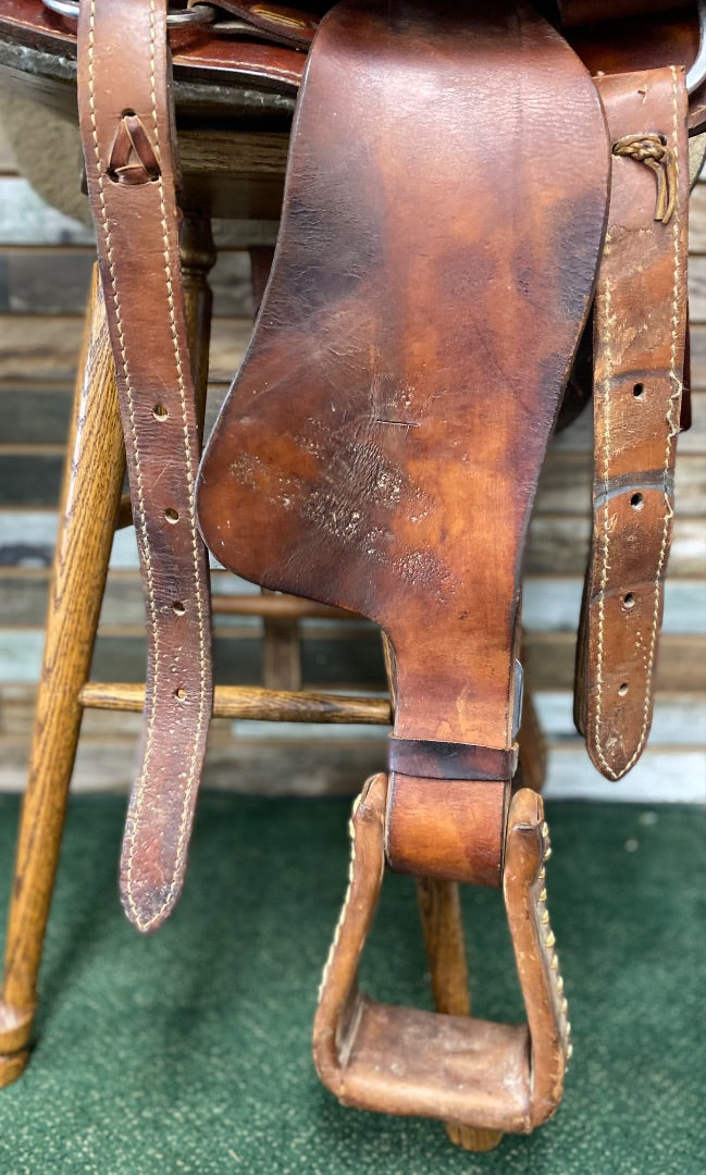 USED Blue Ridge Western Saddle 16.5" MD/O