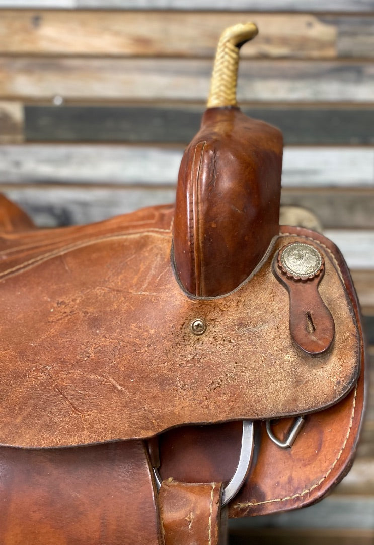 USED Blue Ridge Western Saddle 16.5" MD/O