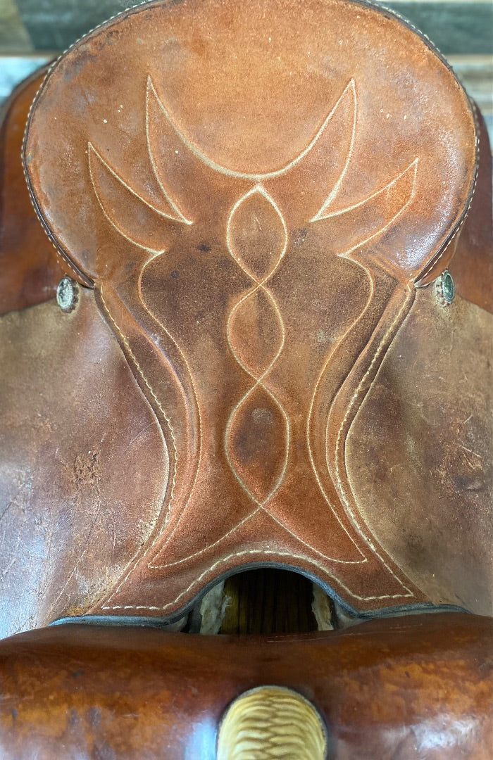 USED Blue Ridge Western Saddle 16.5" MD/O