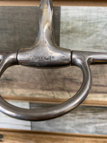 USED  Full Cheek Slow Twist Snaffle 5 1/4"