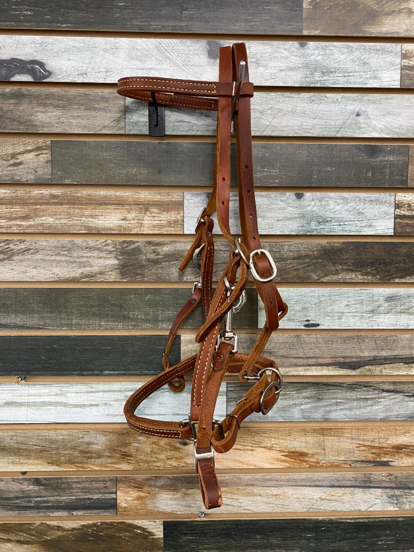 USED Leather Traill Bridle Medium Oil