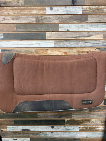 USED Diamond by Reinsman Fleece-lined Western Pad | 31" x 17", Used Once