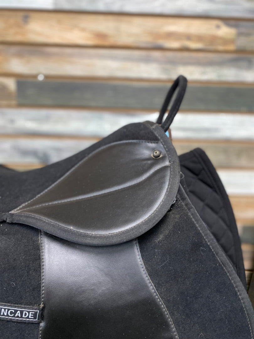 USED Kincade Synthetic Kids English Saddle & Girth