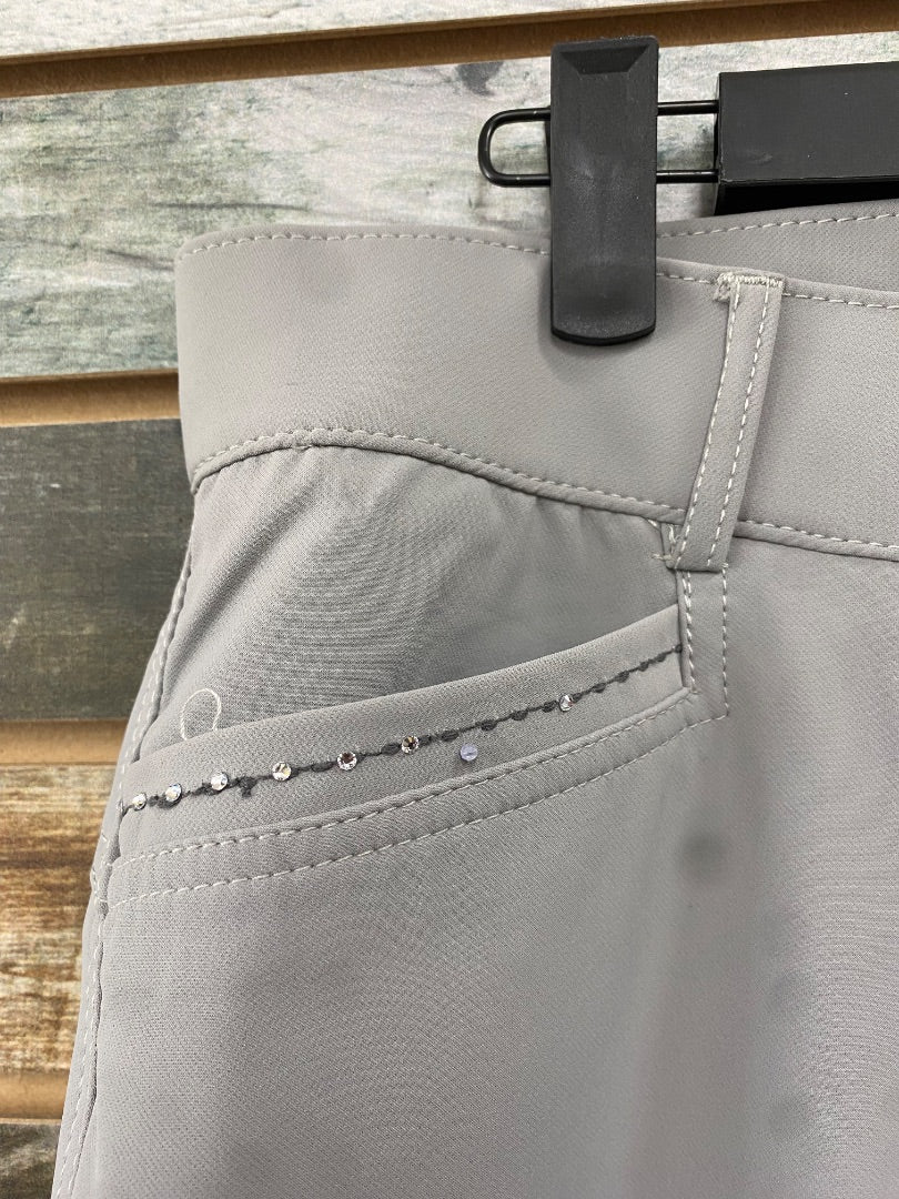 USED Ovation Elegance Ladies English Breech Fullseat 34R Grey