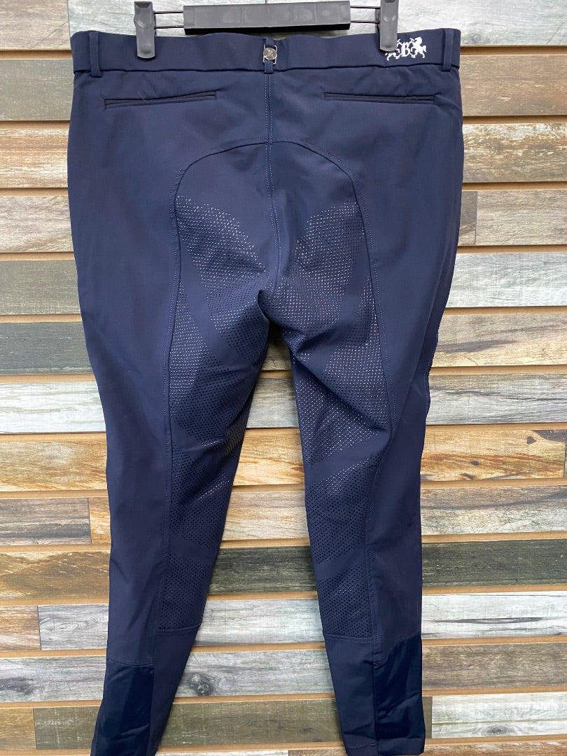 USED B Vertigo Ladies English Breech Fullseat 34 Navy