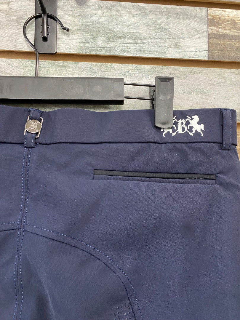 USED B Vertigo Ladies English Breech Fullseat 34 Navy