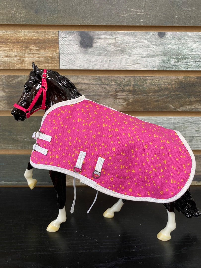 USED Pink Breyer Blanket Set