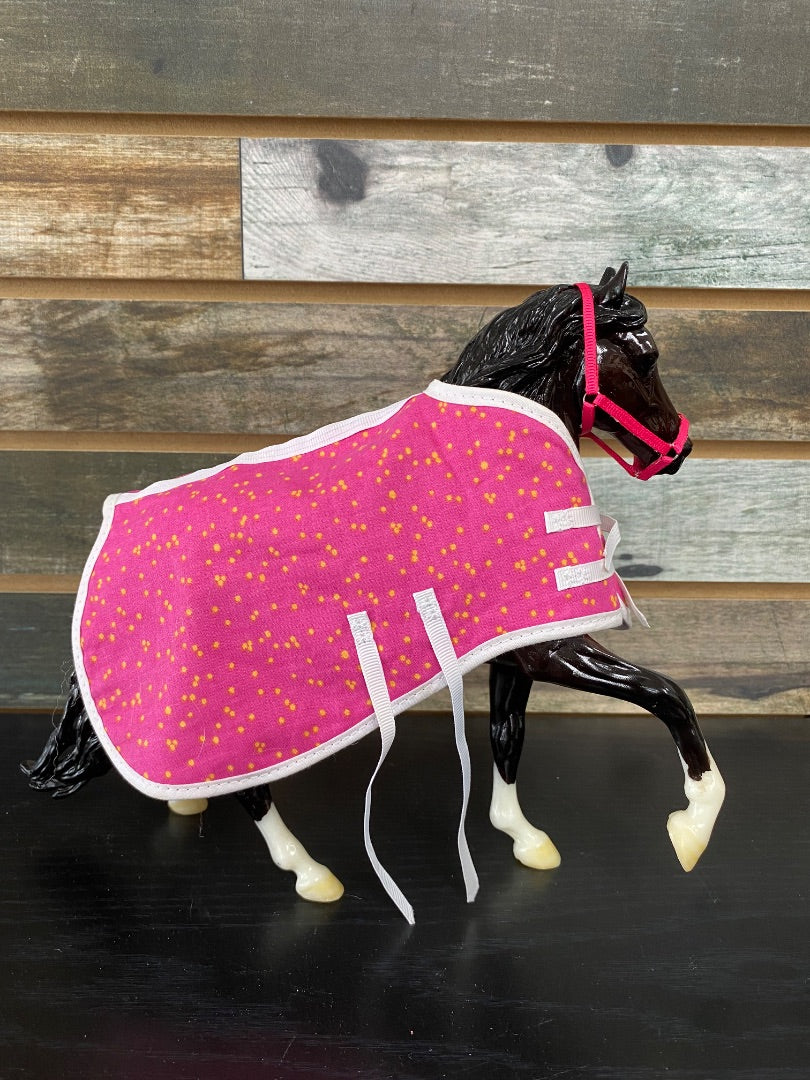 USED Pink Breyer Blanket Set