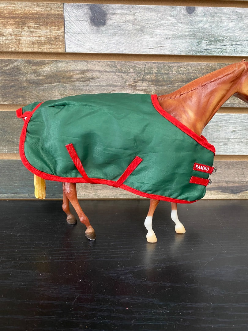 USED Breyer Rambo Blanket Green