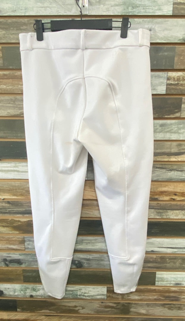 USED Piper By Smartpak Full Seat Breeches 36R White