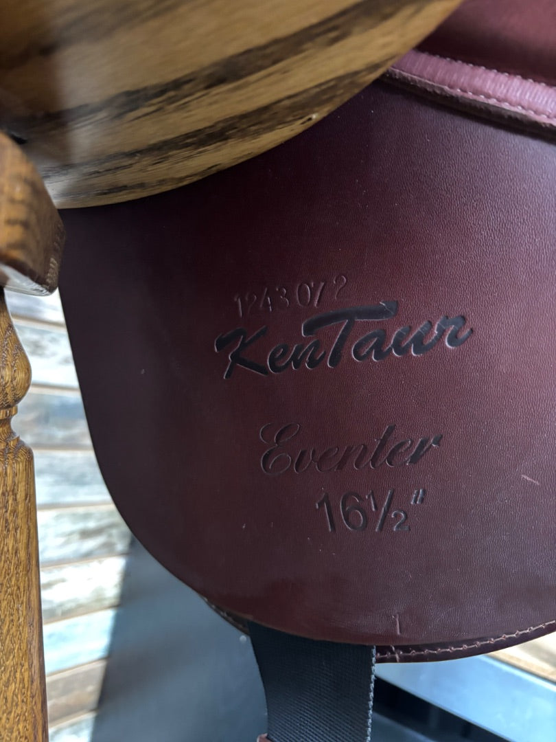 USED Kentaur 'Eventer' Cross-Country Saddle 16.5" Mahogany