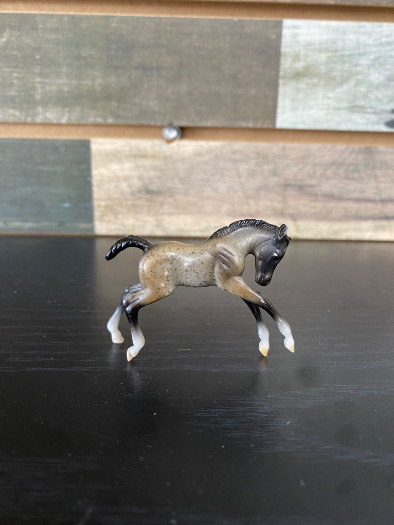 USED Breyer Blue Roan Stablemate Foal (Darker Shading) | #5980