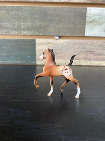USED Breyer Light Bay Appaloosa Stablemate Foal | #720599 (Possibly #710724 or #5921)