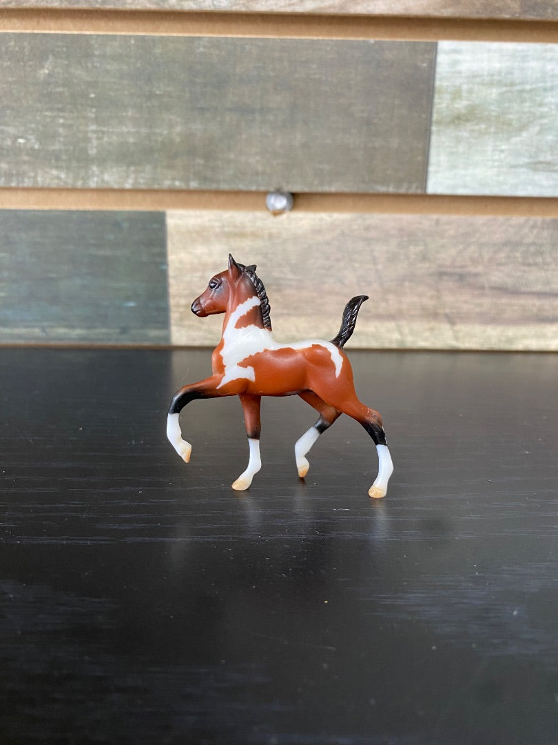 USED Breyer Stablemate Bay Pinto Foal #5412