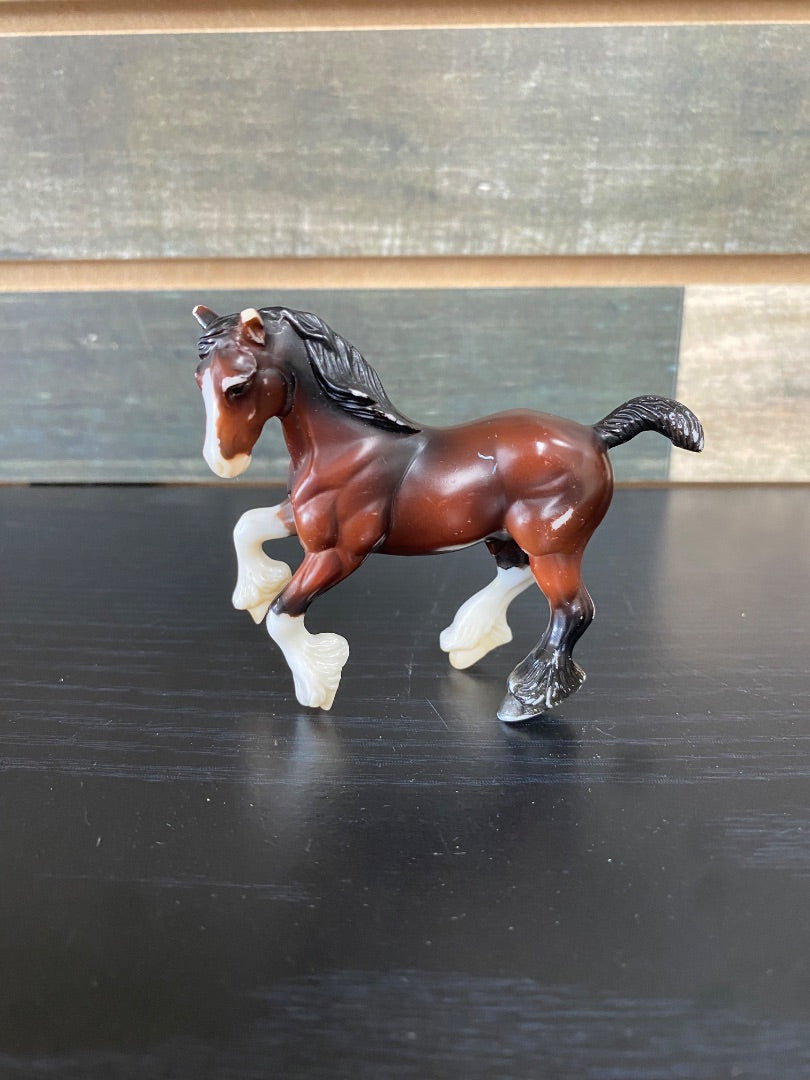 USED Breyer Stablemates Bay Clydedale Model #5412