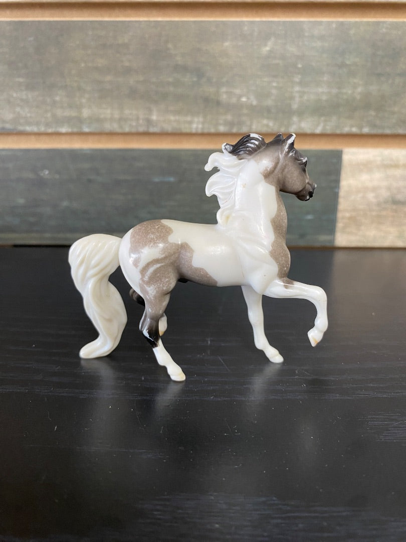 USED Breyer Grey Sabino Prancing Morgan Stablemate | #5923 / # 5930