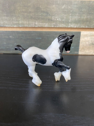 USED Breyer Black Pinto Clydesdale Stablemate | #5412