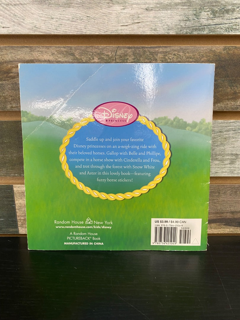 USED Disney Belle Sticker Book