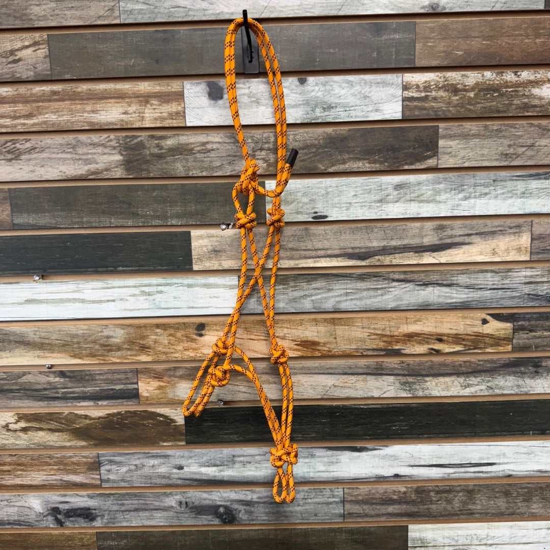 USED Tough1 Rope Halter Horse Orange