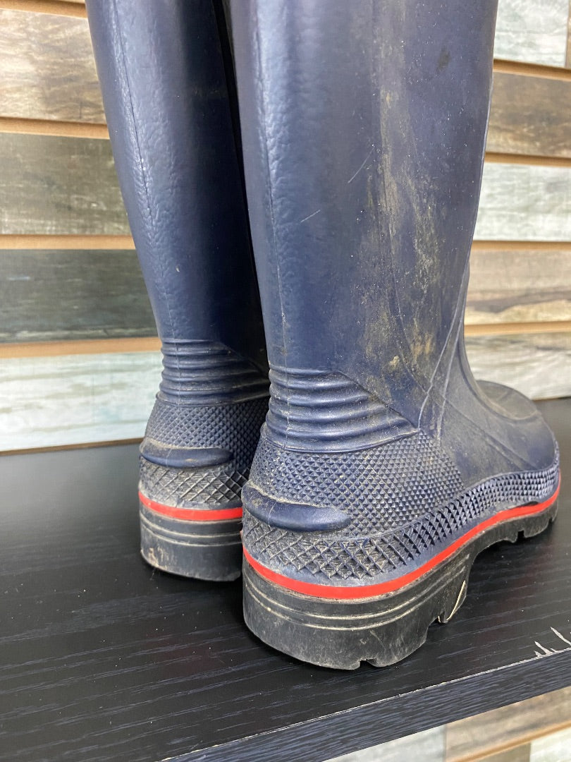 USED Horseware Ladies Muck Boots 8 Navy