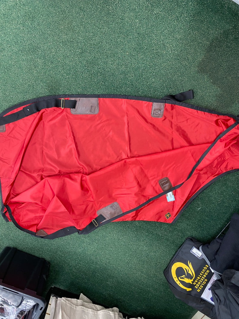 USED (New With Tags) Big D Rain Sheet 76” Red