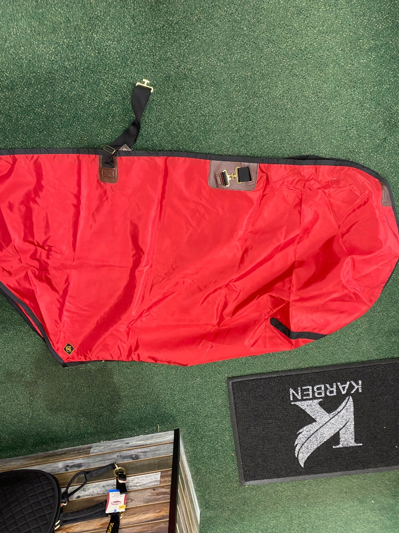 USED (New With Tags) Big D Rain Sheet 76” Red