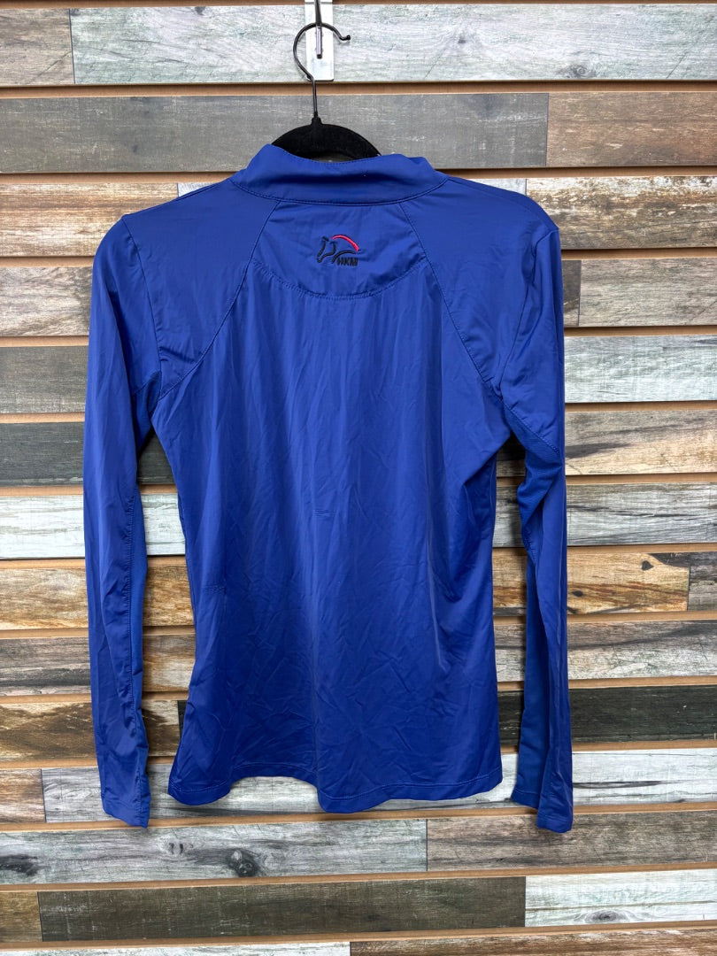 USED HKM Long Sleeve Sunshirt Large Blue