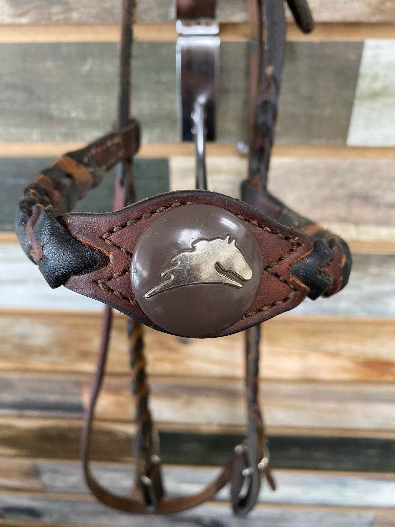 USED Parelli Browband Headstall Horse Black & Brown