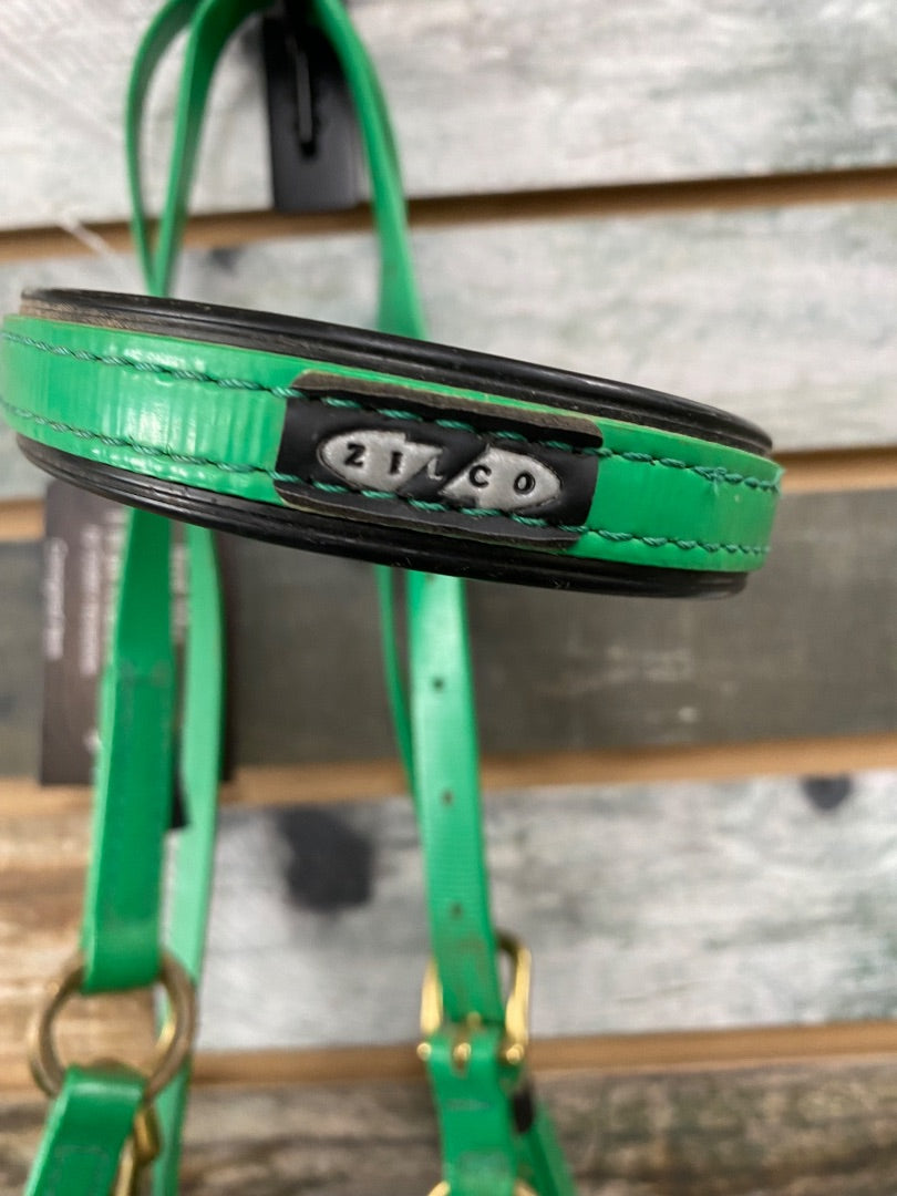 USED Horze Biothane Trail Bridle Horse Lime Green