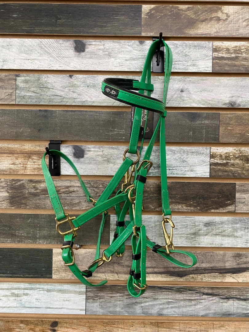 USED Horze Biothane Trail Bridle Horse Lime Green
