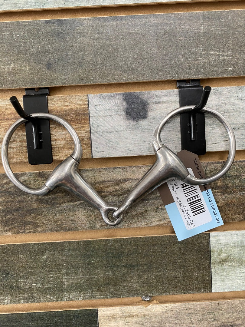 USED Korsteel Eggbut Snaffle 5” Silver