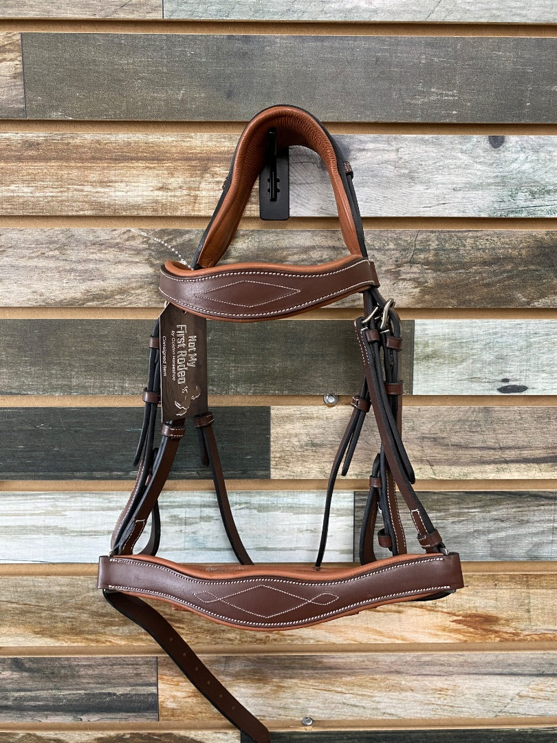 USED (NEW) Runners Anatomical Fancy Stitched Pony Bridle