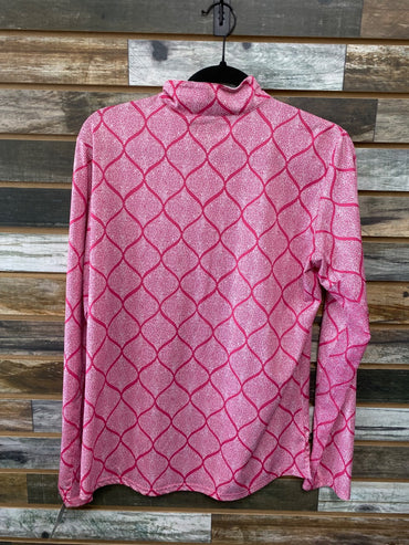 USED Pink SanSoleil Sunshirt Womens Large