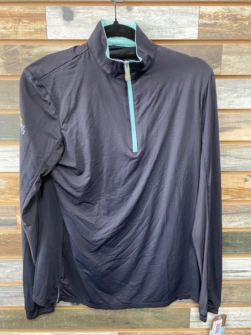 USED Black Kastel Denmark Sunshirt Womens Large