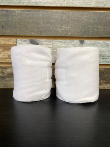 USED  Set of 4 Polo Wraps Horse White