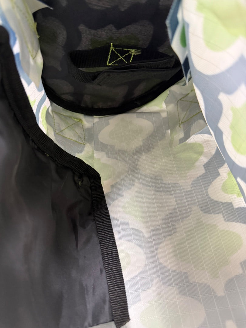 USED Bridle Bag Green/Teal/White