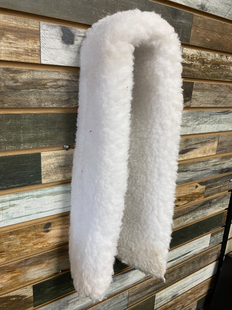 USED Fleece Girth Cover White