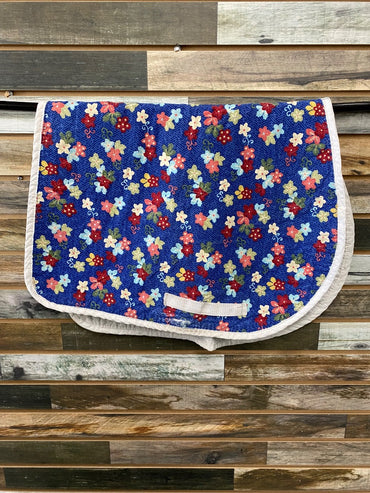 USED Beval English Saddle Pad Full Floral