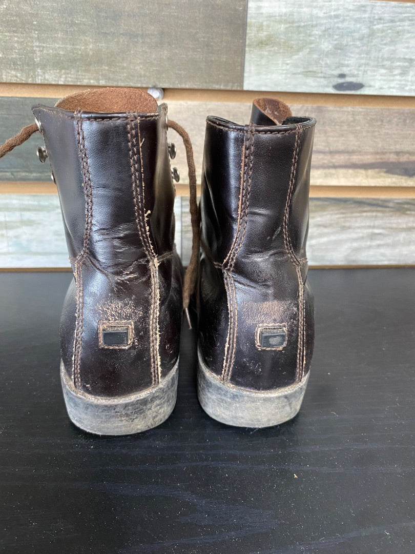 USED Dublin Youth Lace Paddock Boots Childs 1 Brown