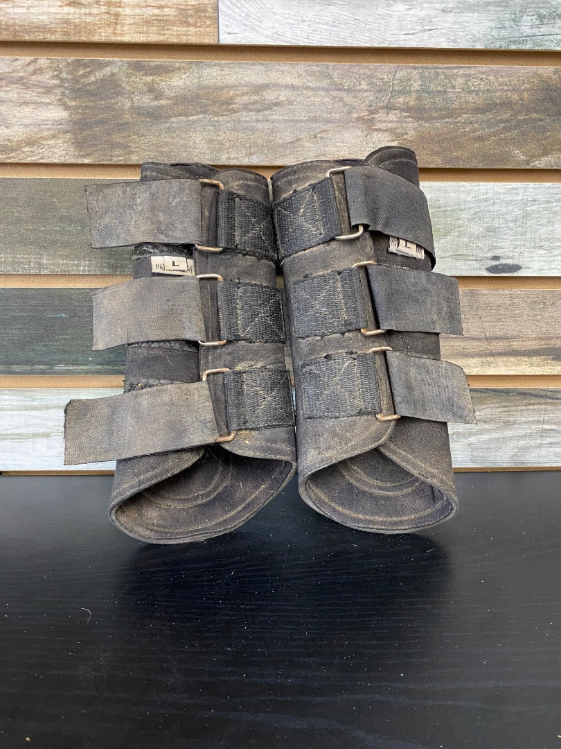 USED Centaur Splint Boots Large Black