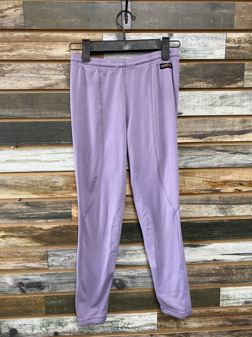 USED Kerrits Youth English Riding Tights Large Lavender
